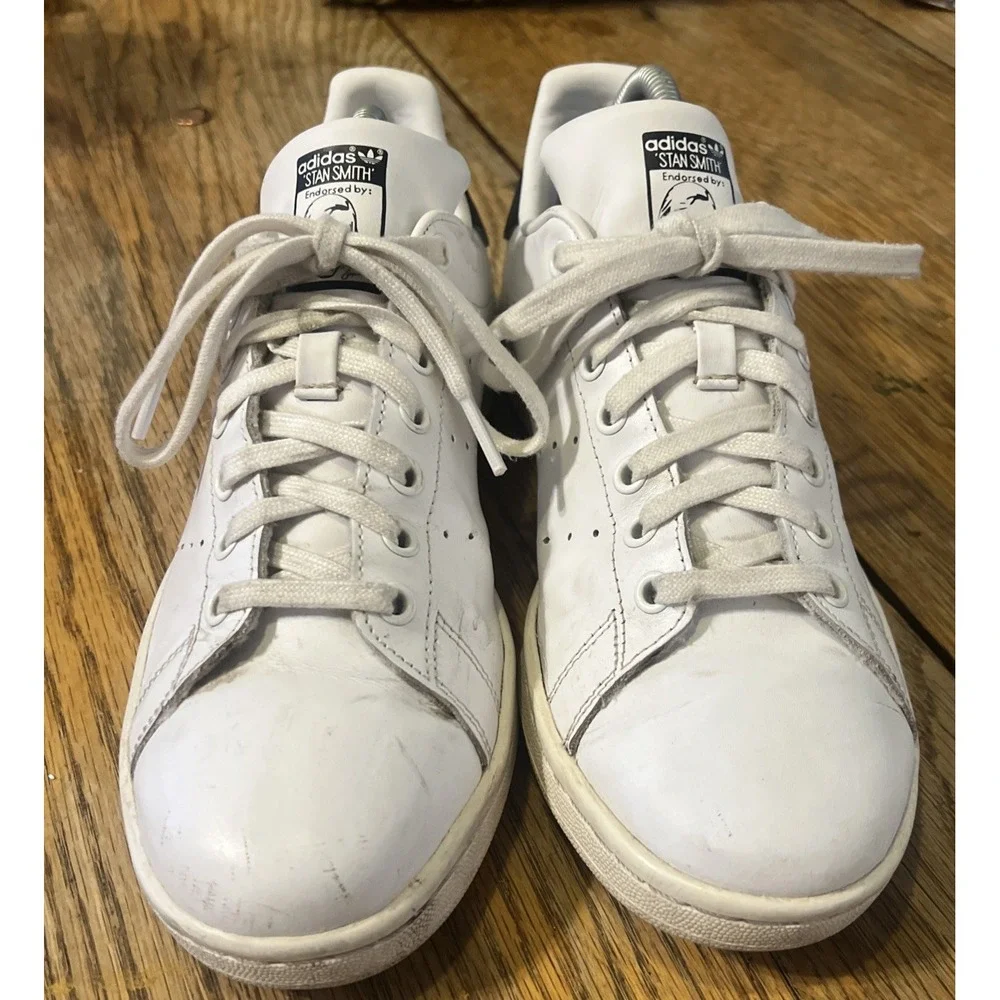 Adidas Originals Men's Size 9 Stan Smith‎ Cloud White Blue